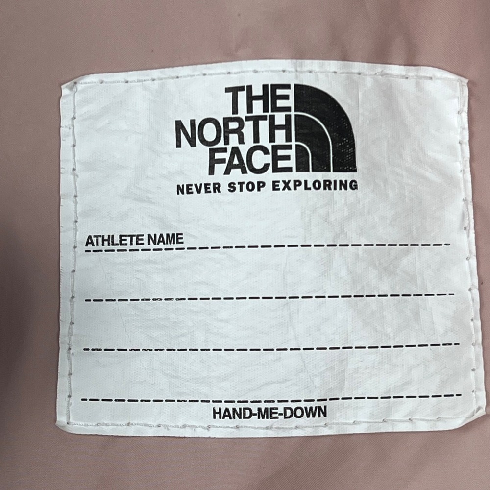 The North Face Pink Moondoggy 600 Down Sherpa Hooded Puffer Jacket 18-24M - Picture 11 of 15